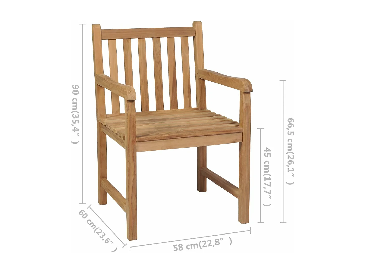 Tuinstoelen 2 stuks met rode kussens Massief teakhout