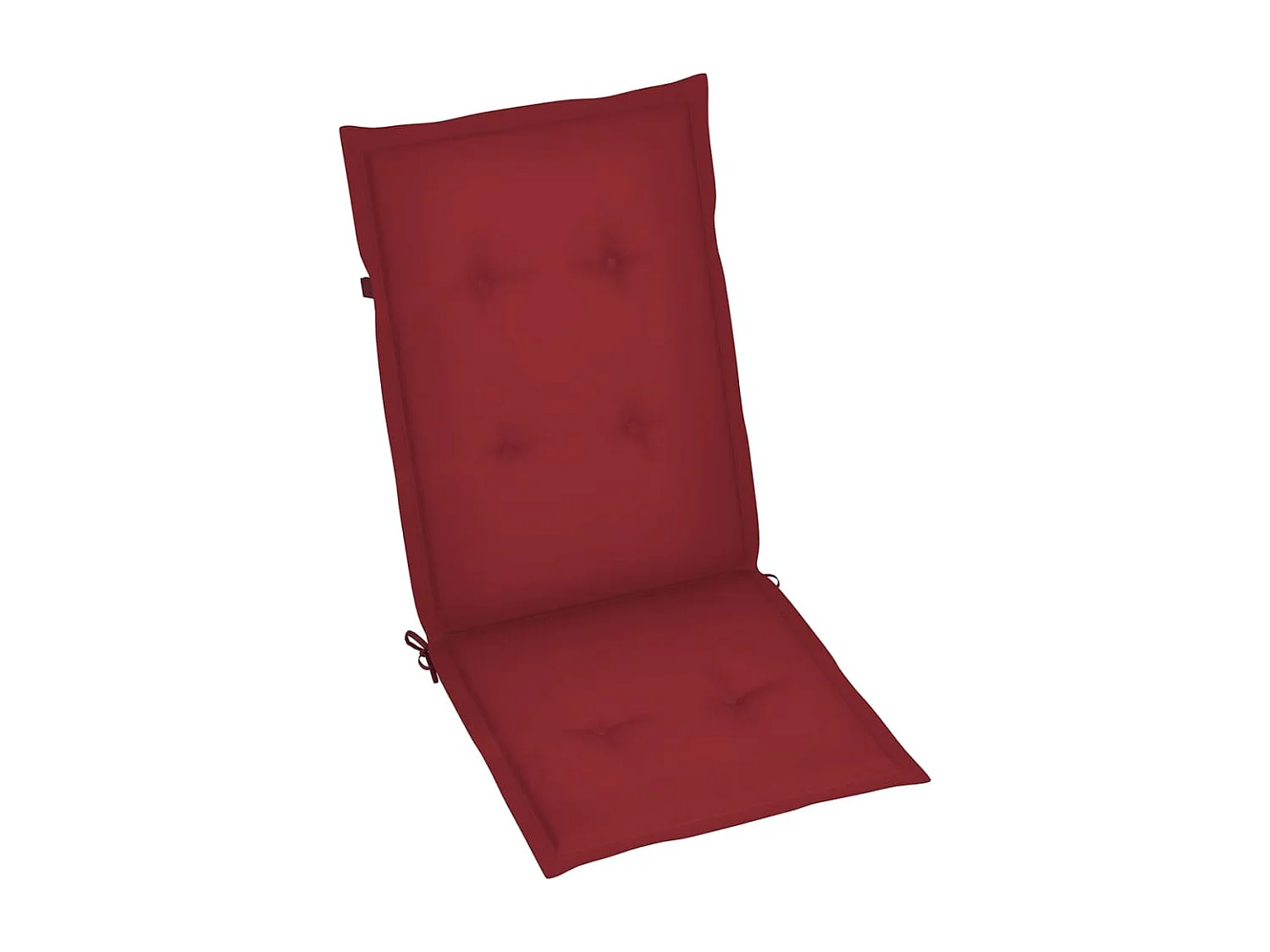 Chaises inclinables de jardin et coussins lot de 8 Teck solide