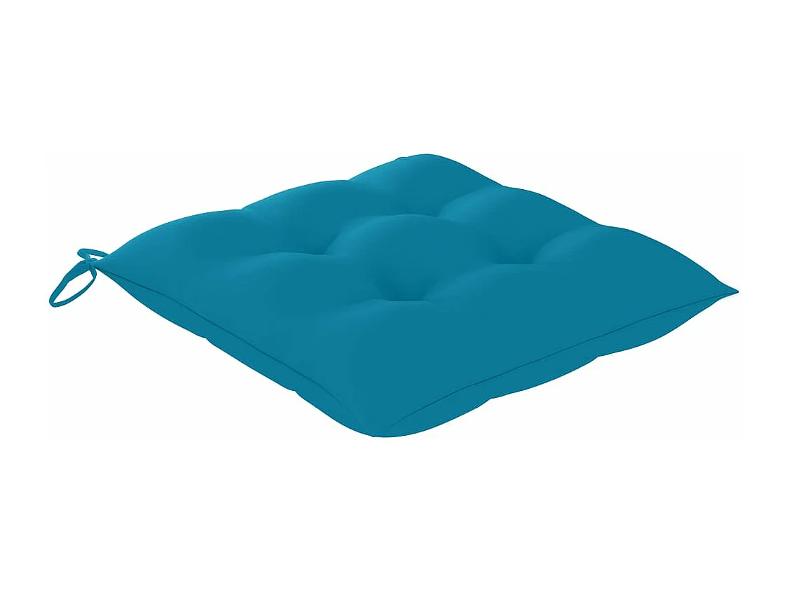 Chaises de jardin avec coussins 8 pcs Bois d'acacia solide Gris