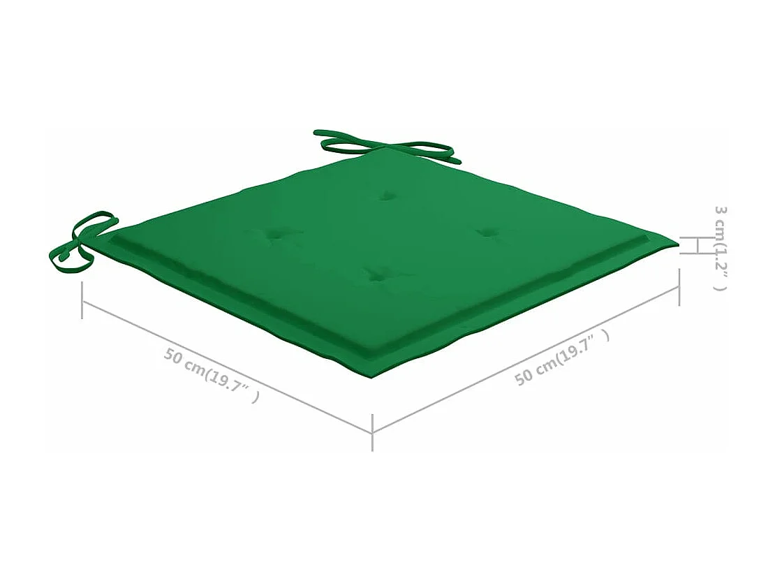 Sedie da giardino con cuscini 4 pz. Grigio Legno massello di acacia