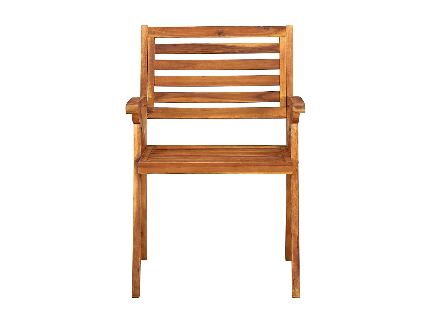 Sedie da giardino 3 pz. Legno massello di acacia