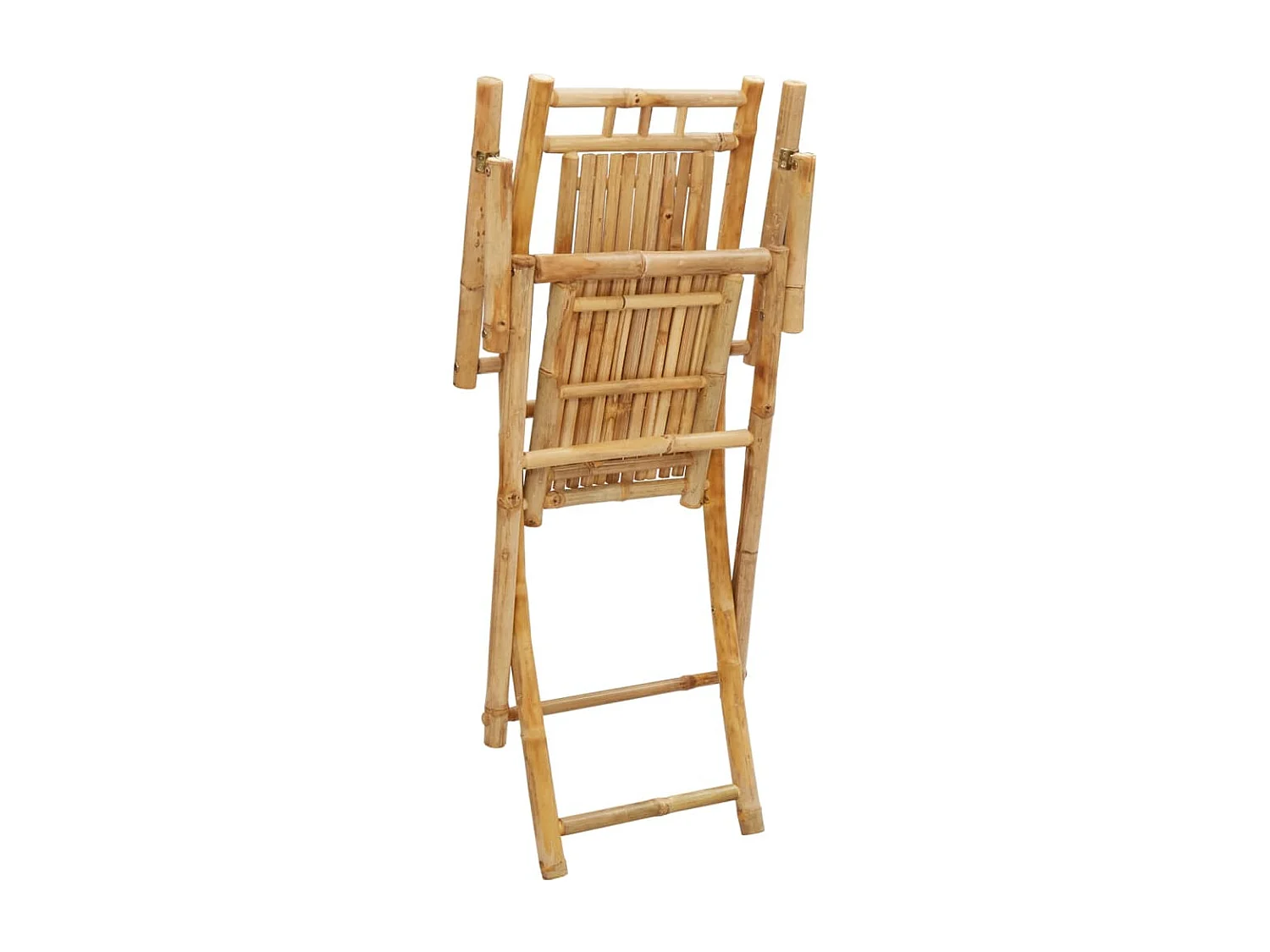 Chaises pliables de jardin lot de 6 53x66x99 cm bambou