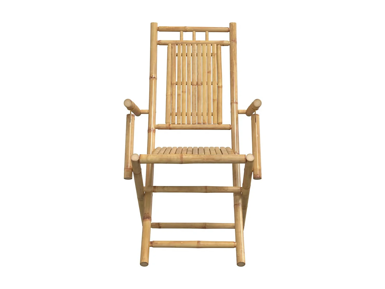 Chaises pliables de jardin lot de 6 53x66x99 cm bambou