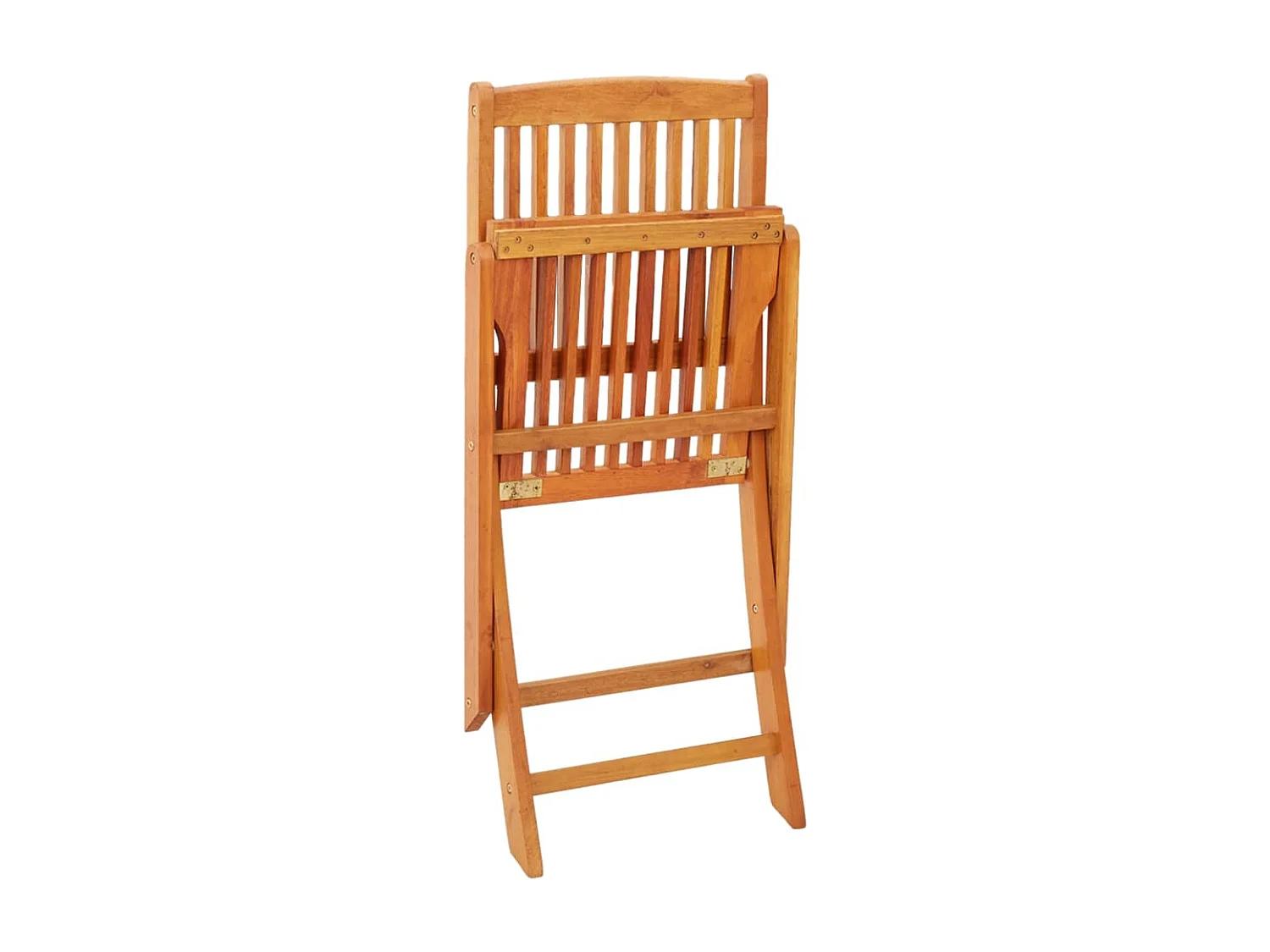 Chaises de jardin pliables 4 pcs Bois d'eucalyptus massif