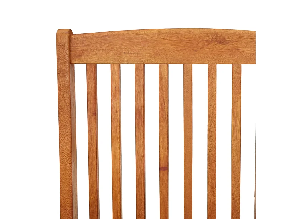 Chaises de jardin pliables 4 pcs Bois d'eucalyptus massif