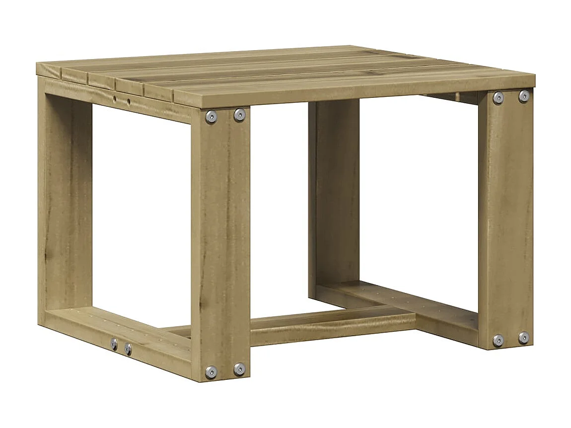 Mobili da giardino 3 pezzi in legno di pino impregnato