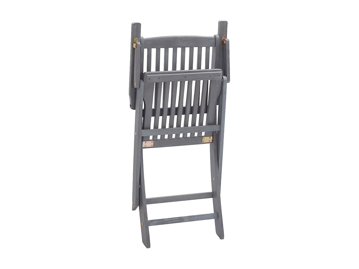 Chaises pliables d'extérieur 6 pcs avec coussins Bois d'acacia