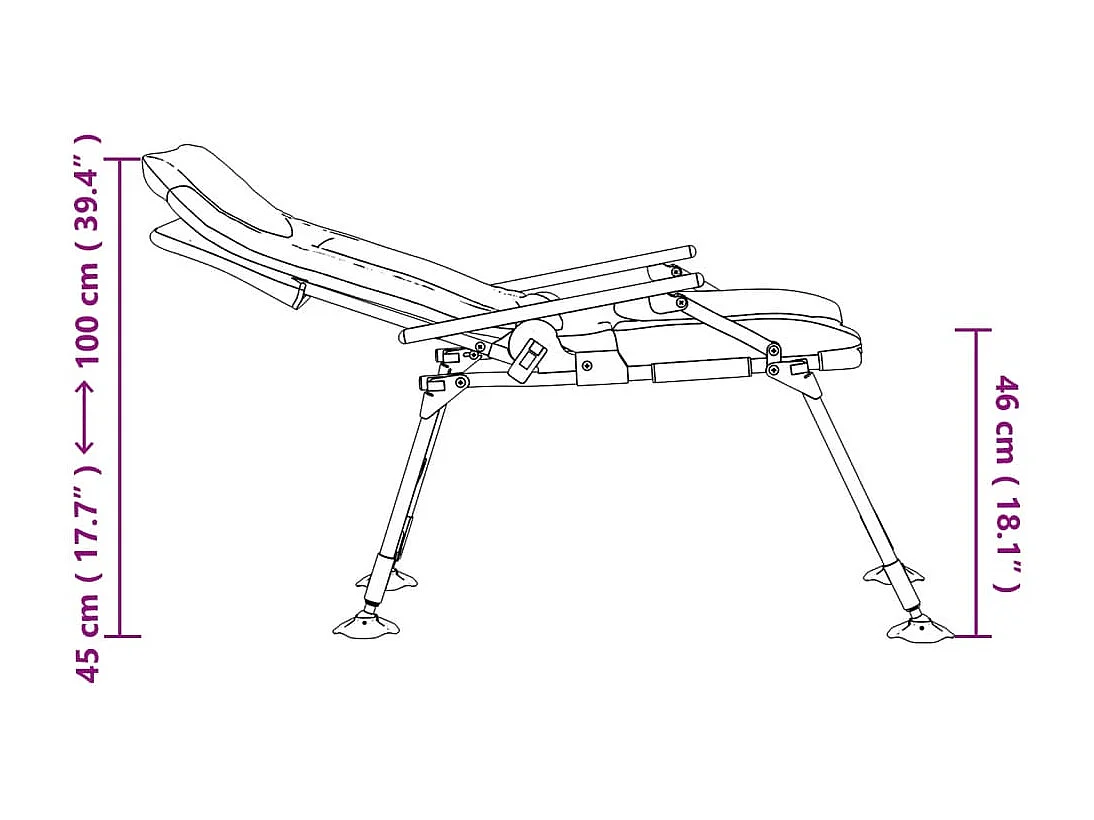 Taupe visstoel met opklapbare armleuning