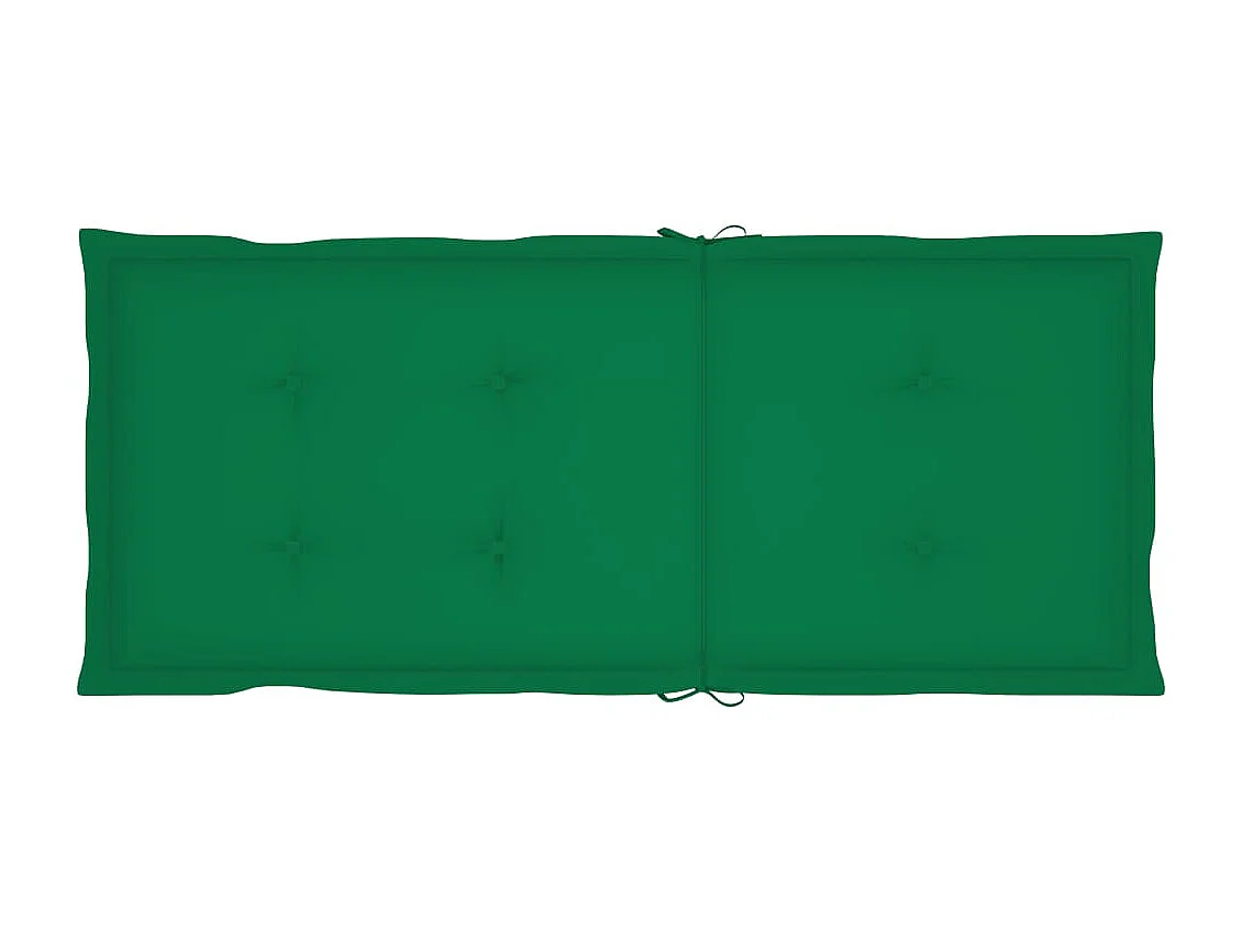 Sedie da giardino reclinabili 4 pz con cuscini Legno di acacia