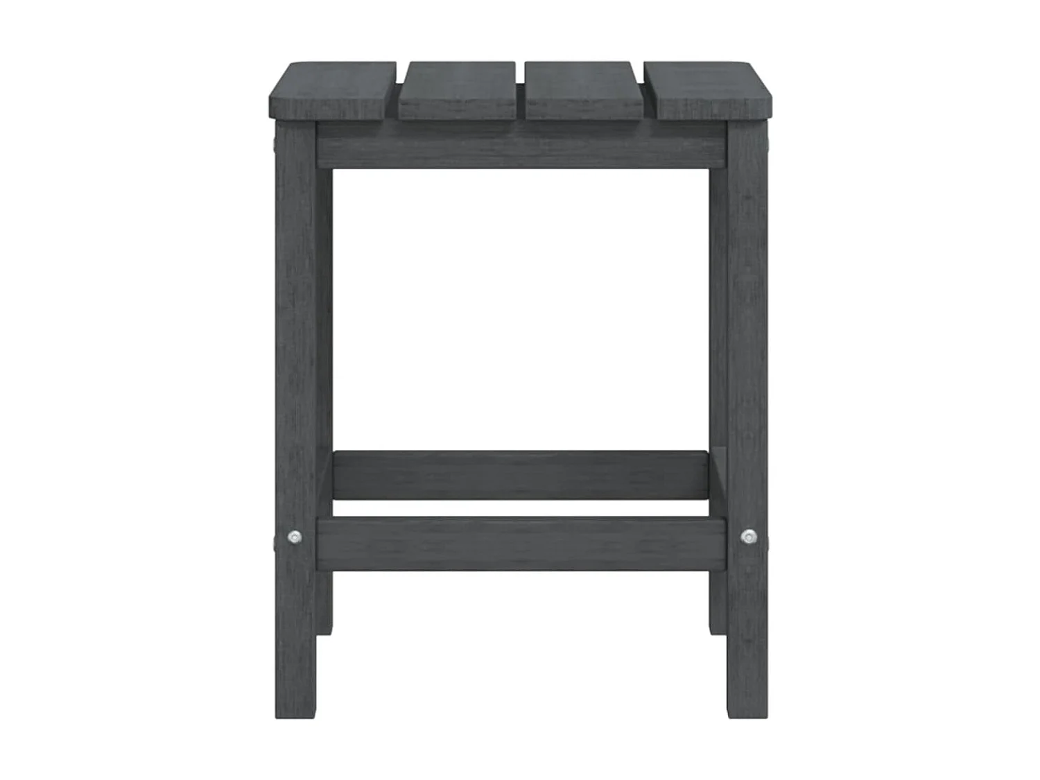 Chaise de jardin Adirondack repose-pied table PEHD Anthracite