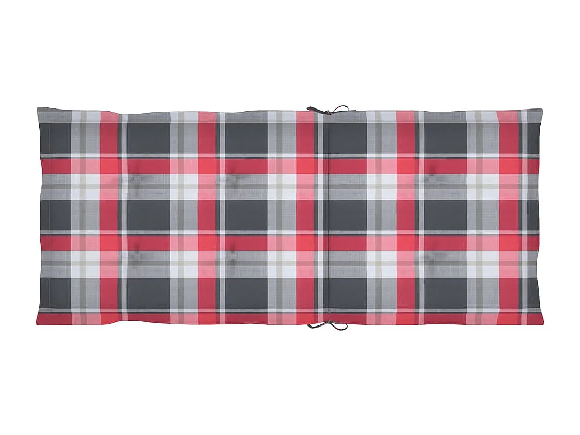 Chaises pliables de jardin 3 pcs avec coussins Bois d'acacia