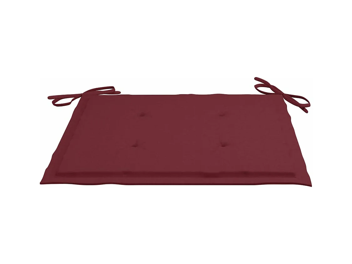 Chaises à dîner de jardin avec coussins 3 pcs Acacia massif