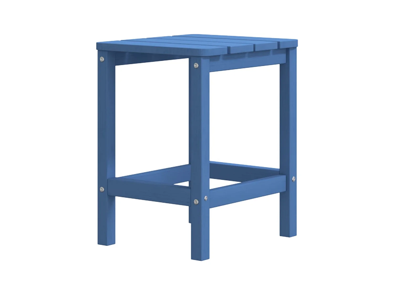 Adirondack tuinstoelen met HDPE tafel Aqua blauw