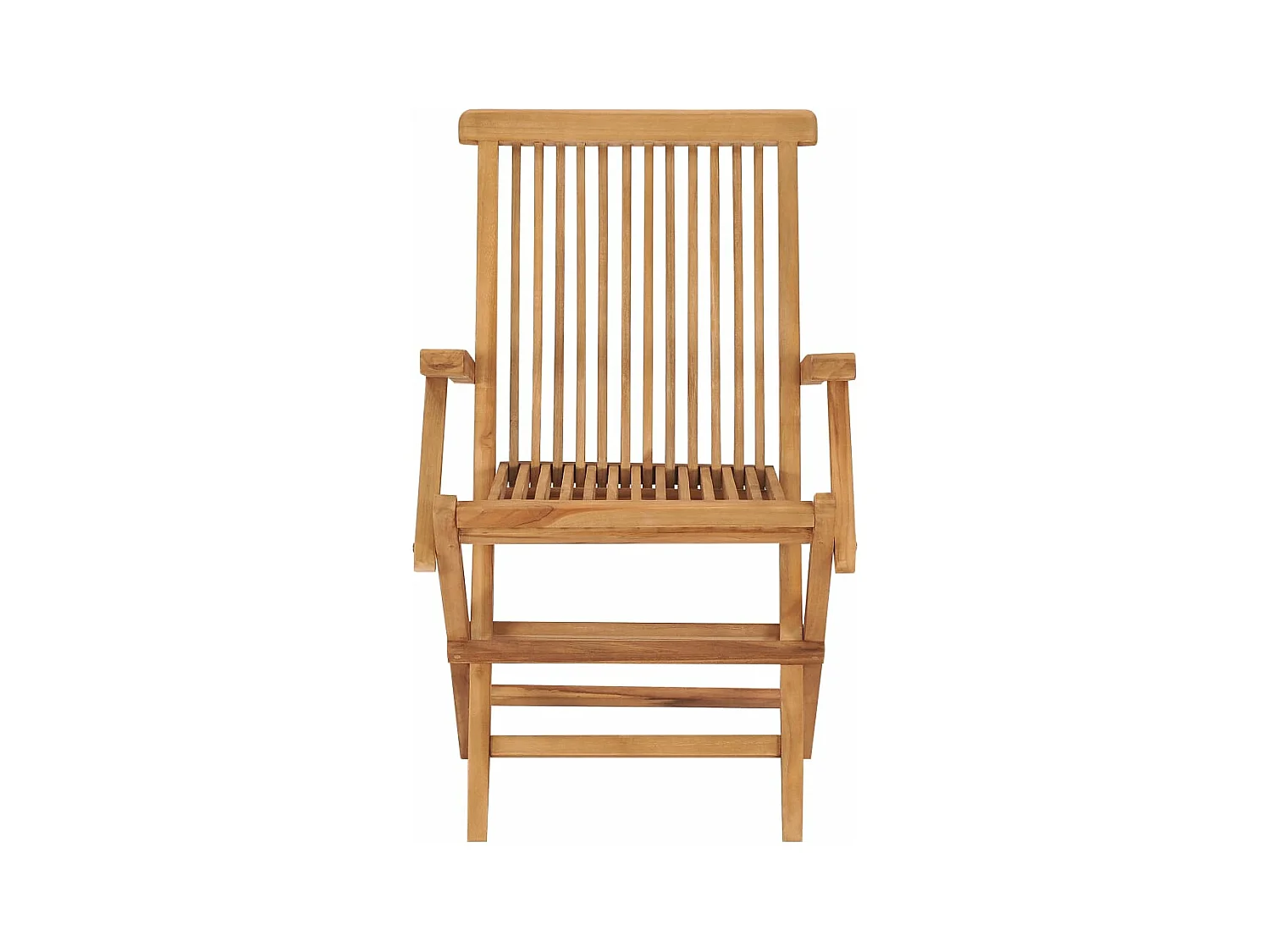 Set di 2 sedie da giardino con cuscini grigi. Legno massello di teak