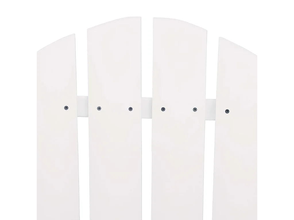 Cadeiras de jardim Adirondack com mesa de madeira de abeto branco