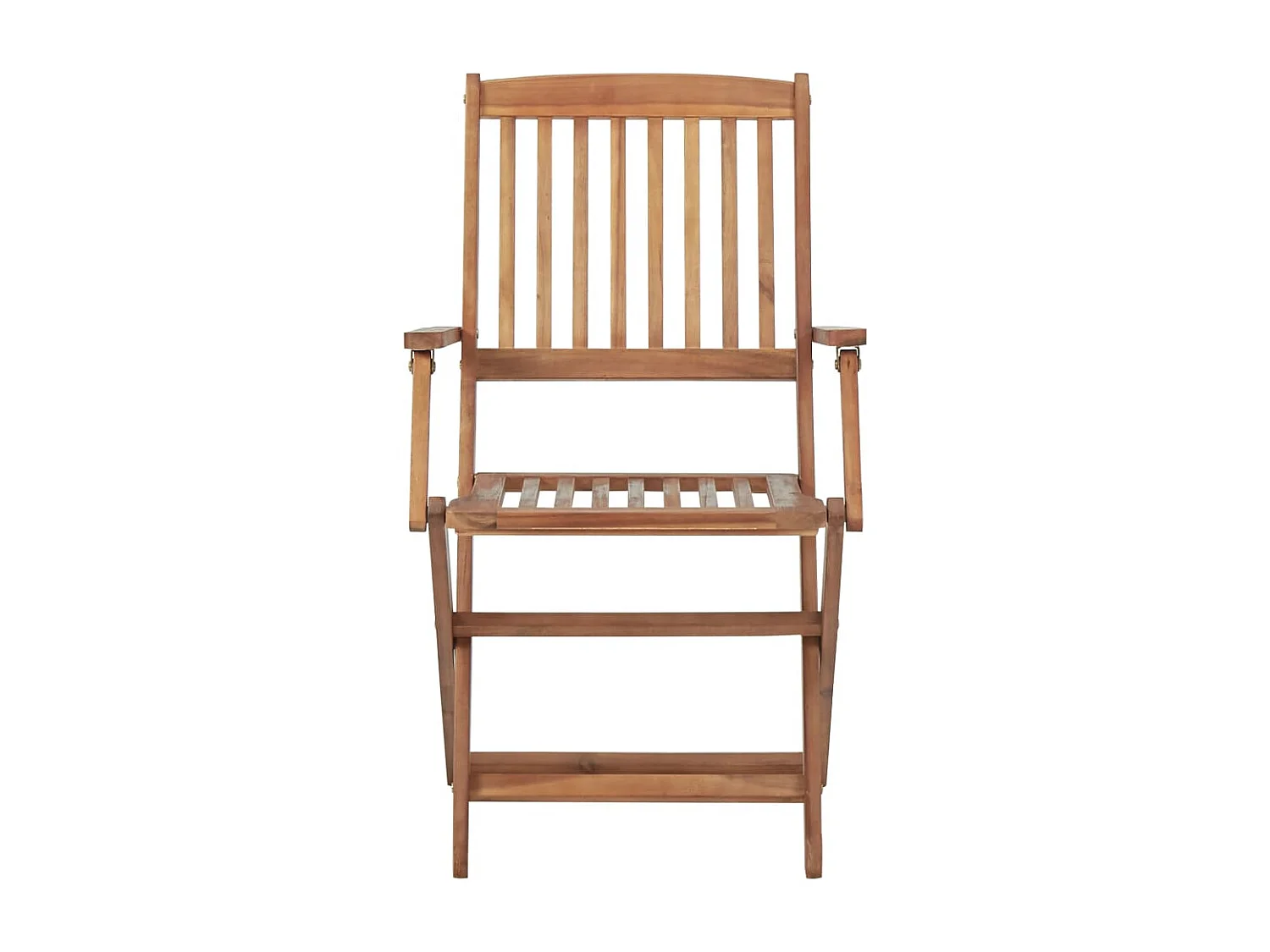 Opvouwbare tuinstoelen 2 stuks met kussens van acaciahout