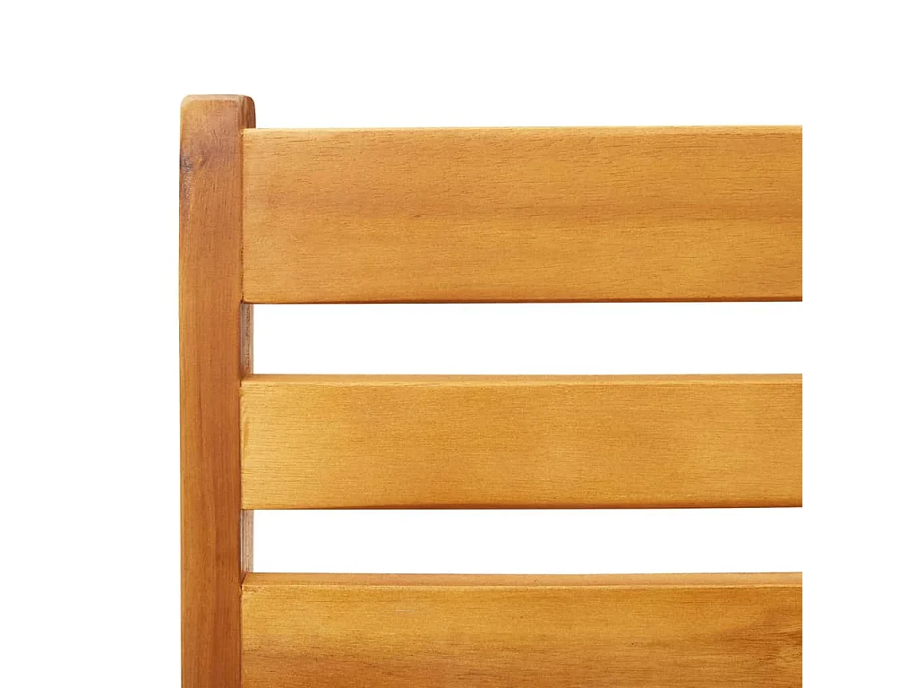 Gartensessel 2er-Set 66,5x65x81 cm massives Akazienholz