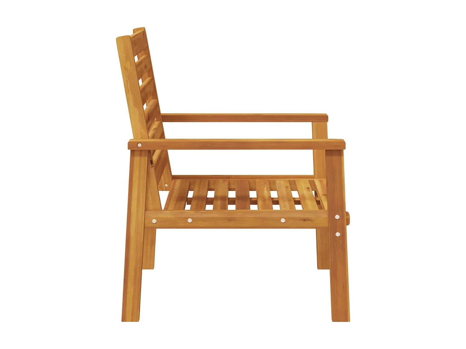 Fauteuil de jardin lot de 2 66,5x65x81 cm bois massif d'acacia