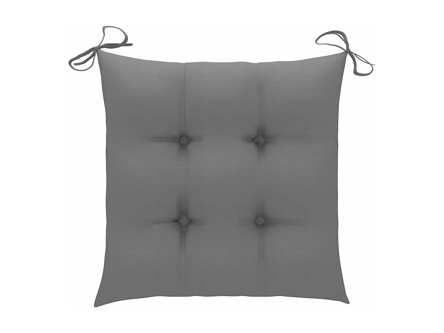 Outdoor-Klappstühle 2 Stück mit Kissen aus Akazienholz