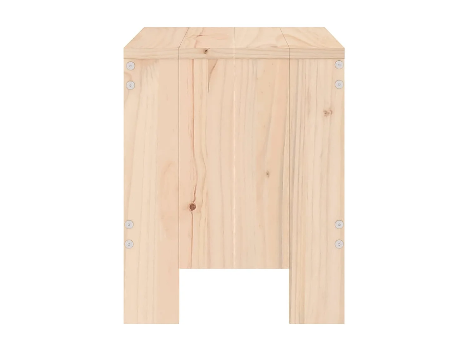 Tabourets de jardin 2 pcs 40x36x45 cm bois massif de pin