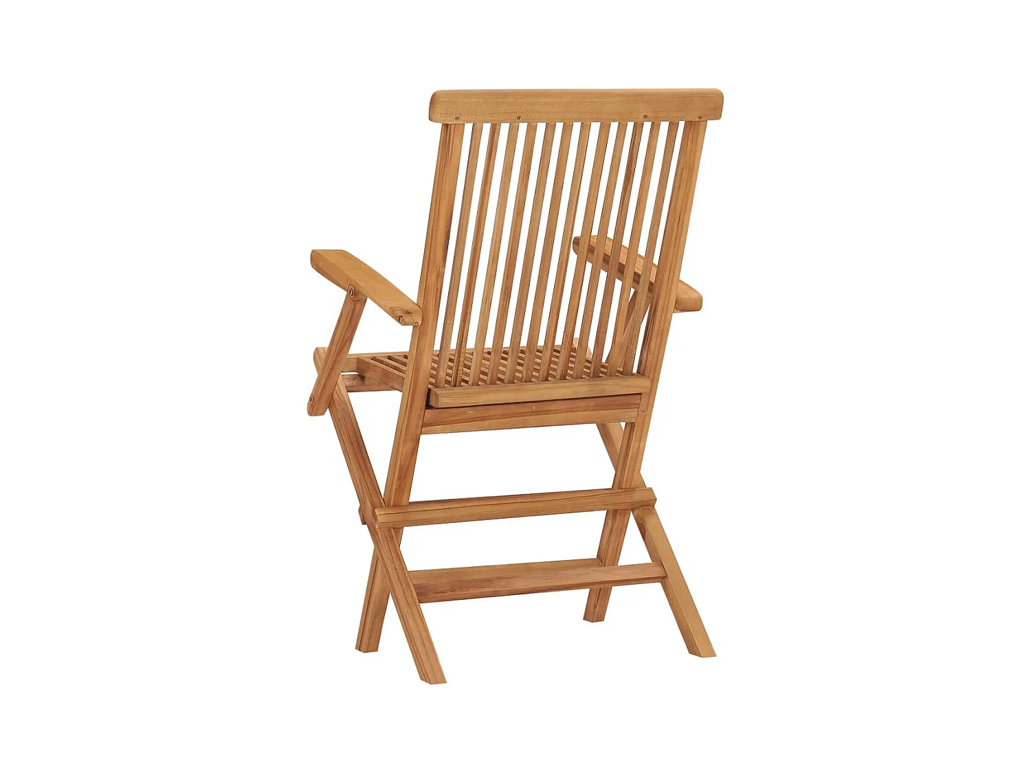 Chaises pliables de jardin 6 pcs Bois de teck solide