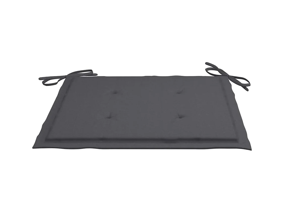 Sedie da giardino pieghevoli con cuscini 6 pz. Legno di teak