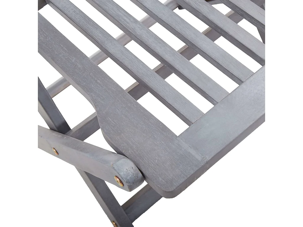 Outdoor-Klappstühle 4 Stück mit Kissen aus Akazienholz