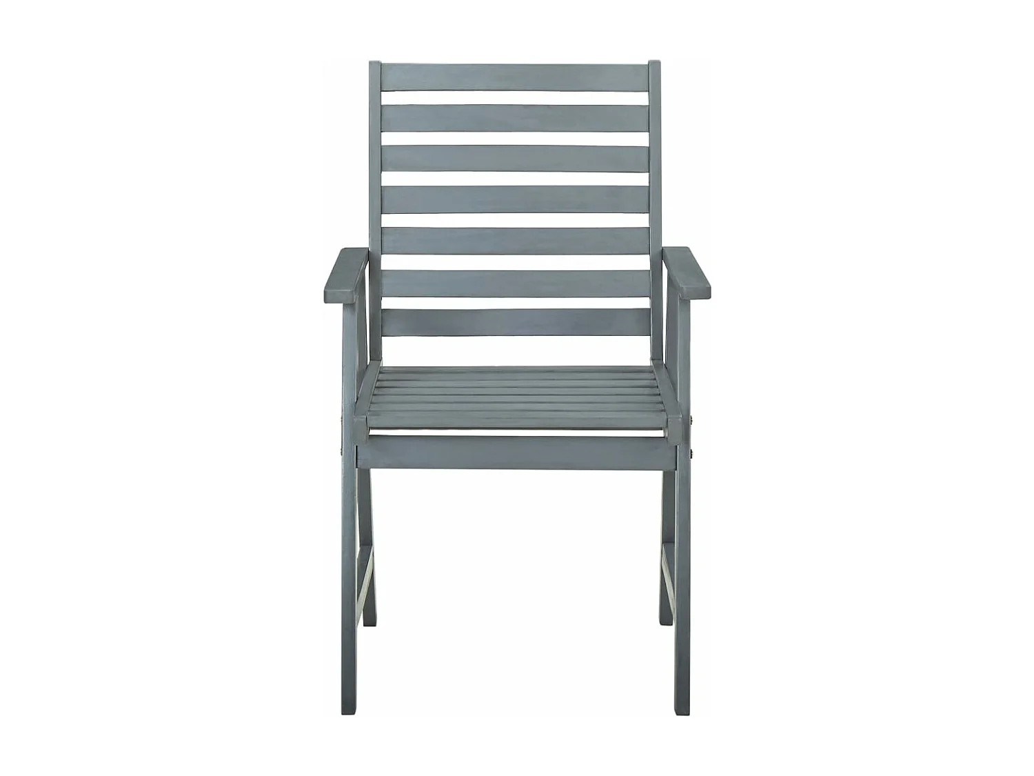 Chaises à dîner d'extérieur 3 pcs avec coussins Acacia massif