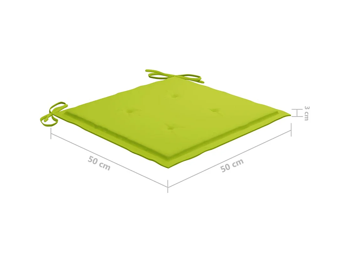 Tuinstoelen met kussens 8 stuks Massief acaciahout