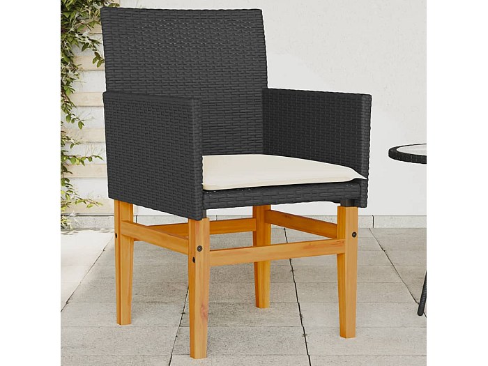 LILENO HOME Set Di 4 Cuscini Per Sedia, Grigio Chiaro (40 X 40 X 4,5 - 6