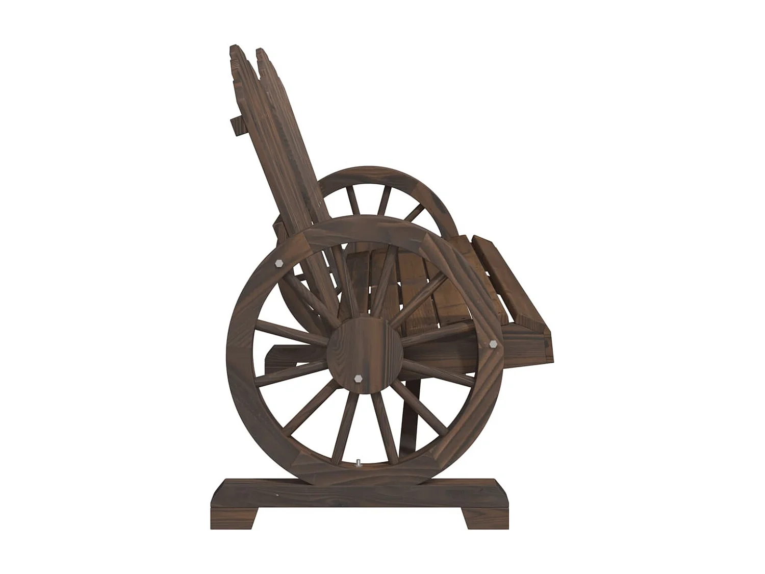 Sedia da giardino Adirondack 2 posti in legno massello di abete