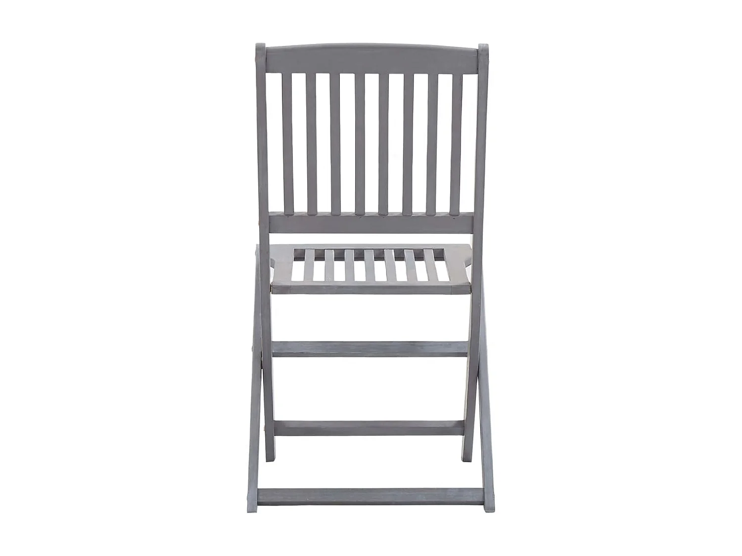 Chaises pliables d'extérieur 4 pcs Bois d'acacia solide