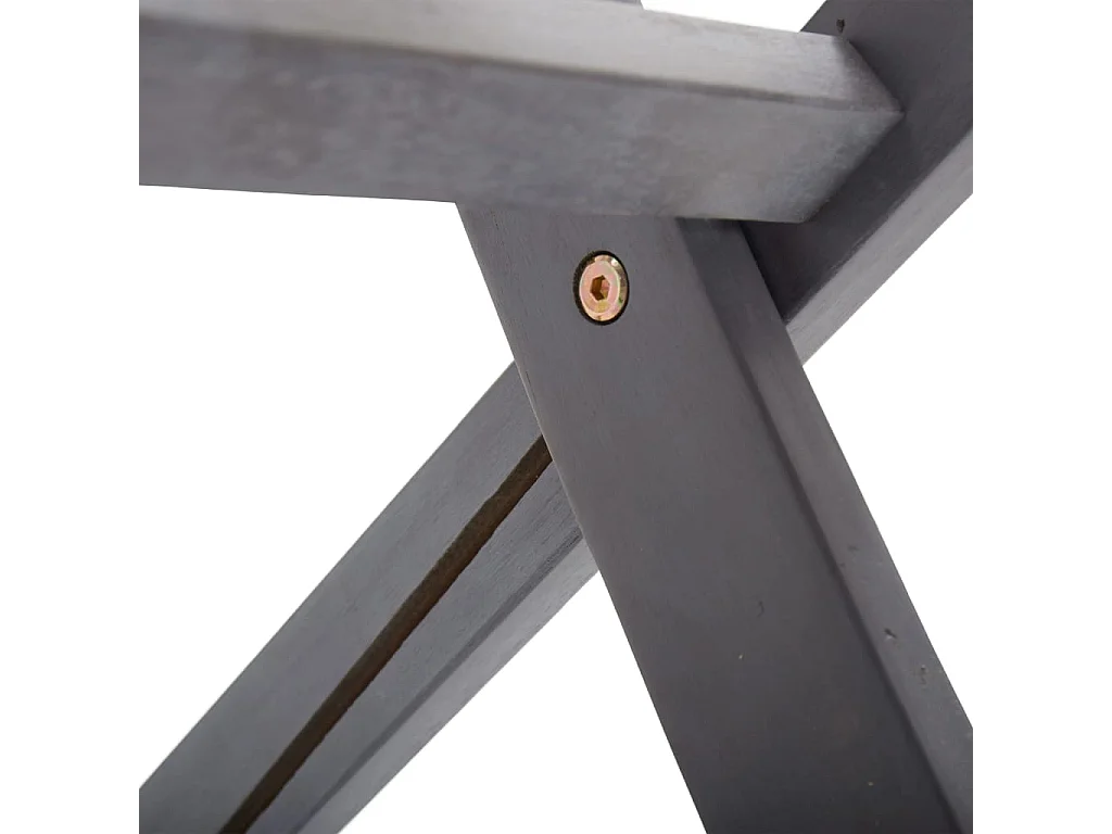 Chaises pliables d'extérieur 4 pcs Bois d'acacia solide