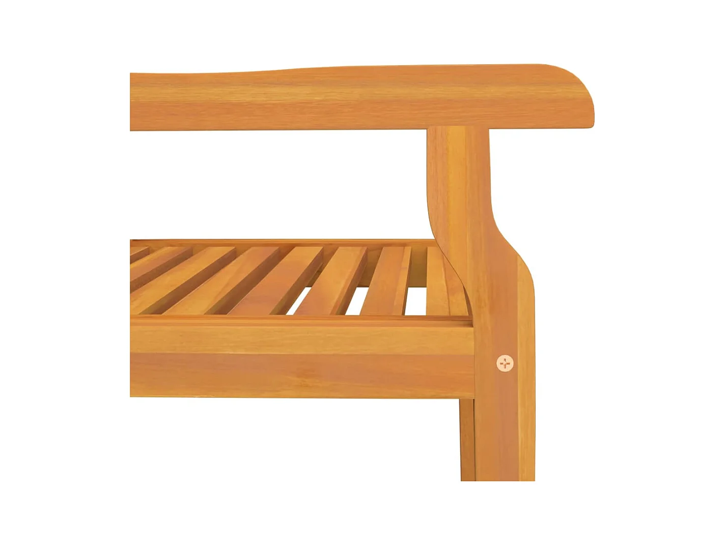 Set di 8 sedie da pranzo per esterno. Legno massello di acacia