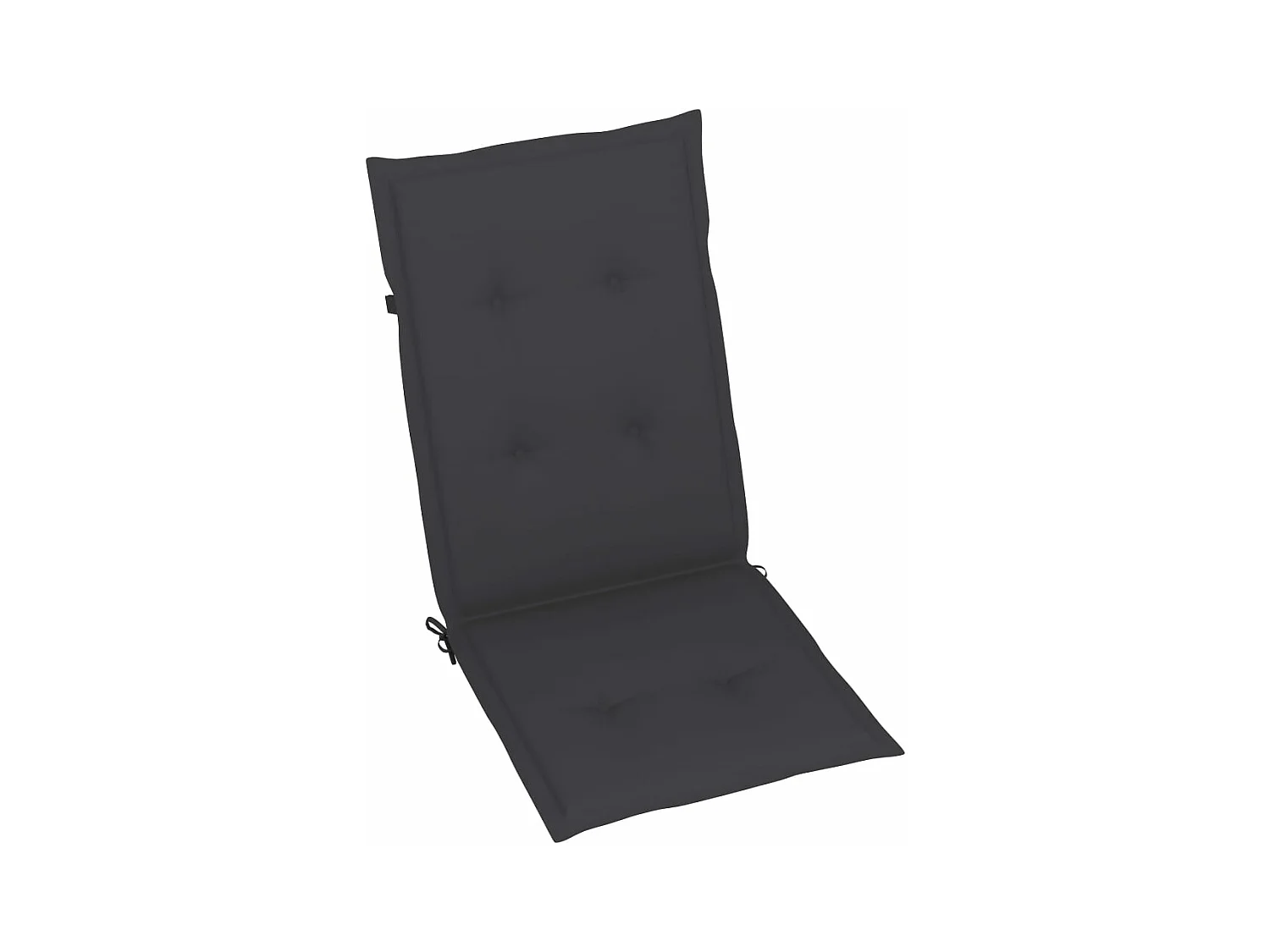 Liggende tuinstoelen 4 stuks met kussens van acaciahout