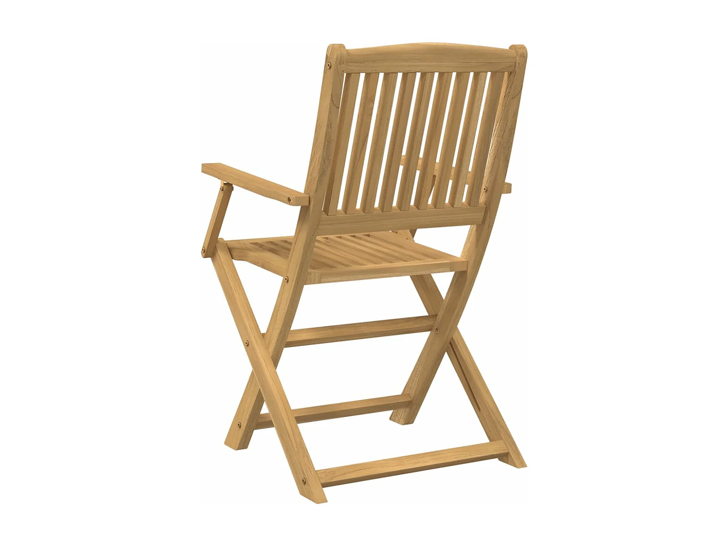 Chaises pliables de jardin lot de 4 bois massif d'acacia