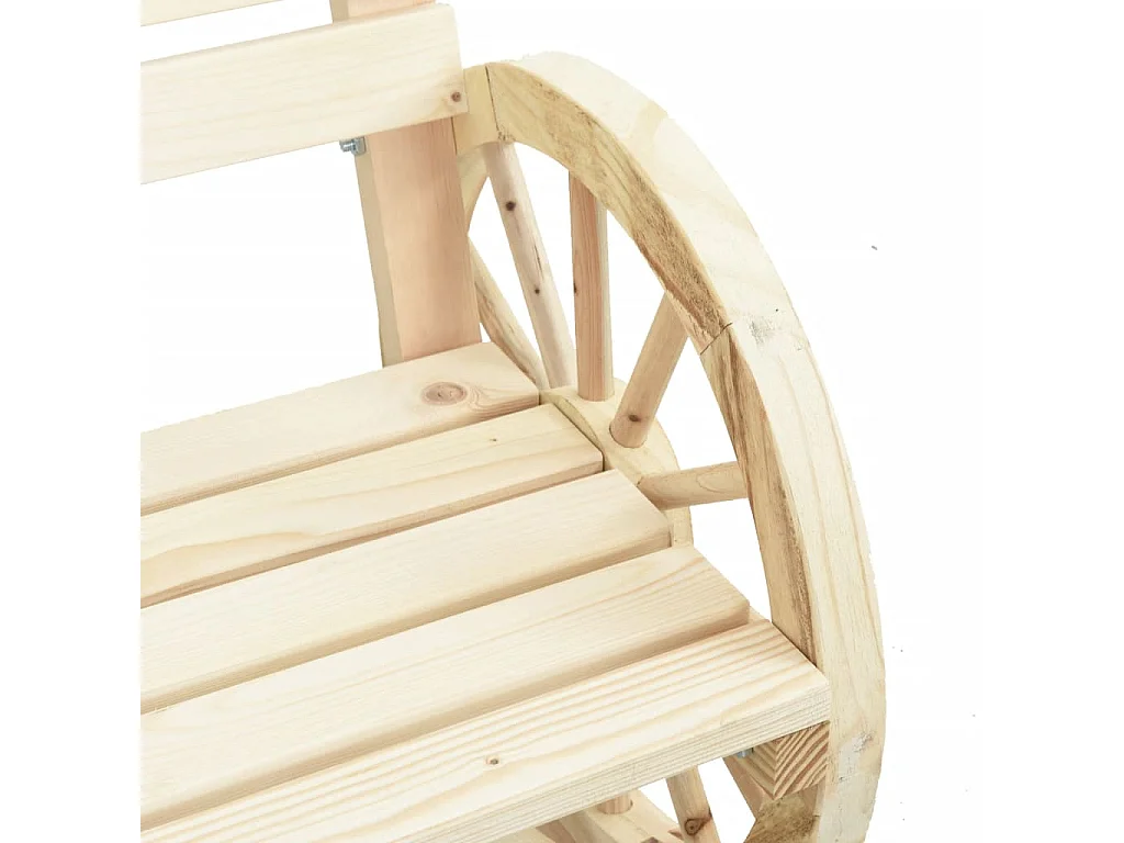 Chaises de jardin lot de 4 Bois de sapin massif