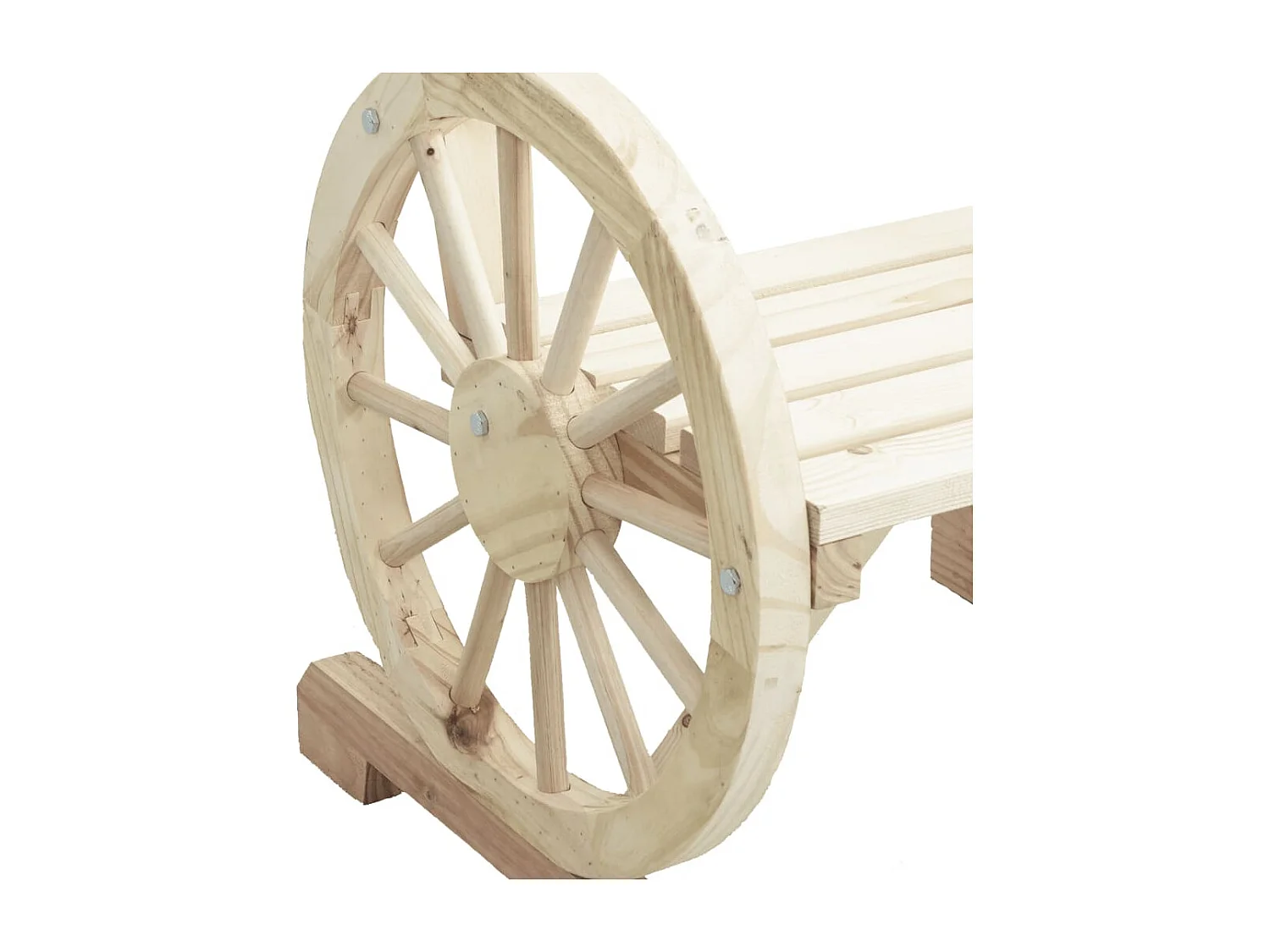 Chaises de jardin lot de 4 Bois de sapin massif