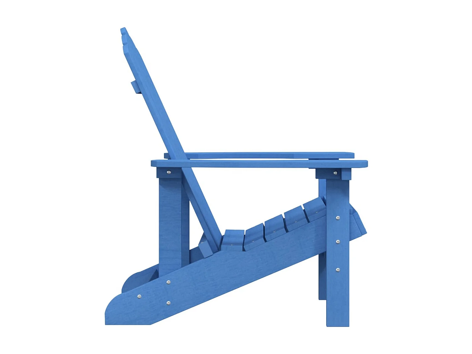 Silla de jardín Adirondack HDPE azul marino