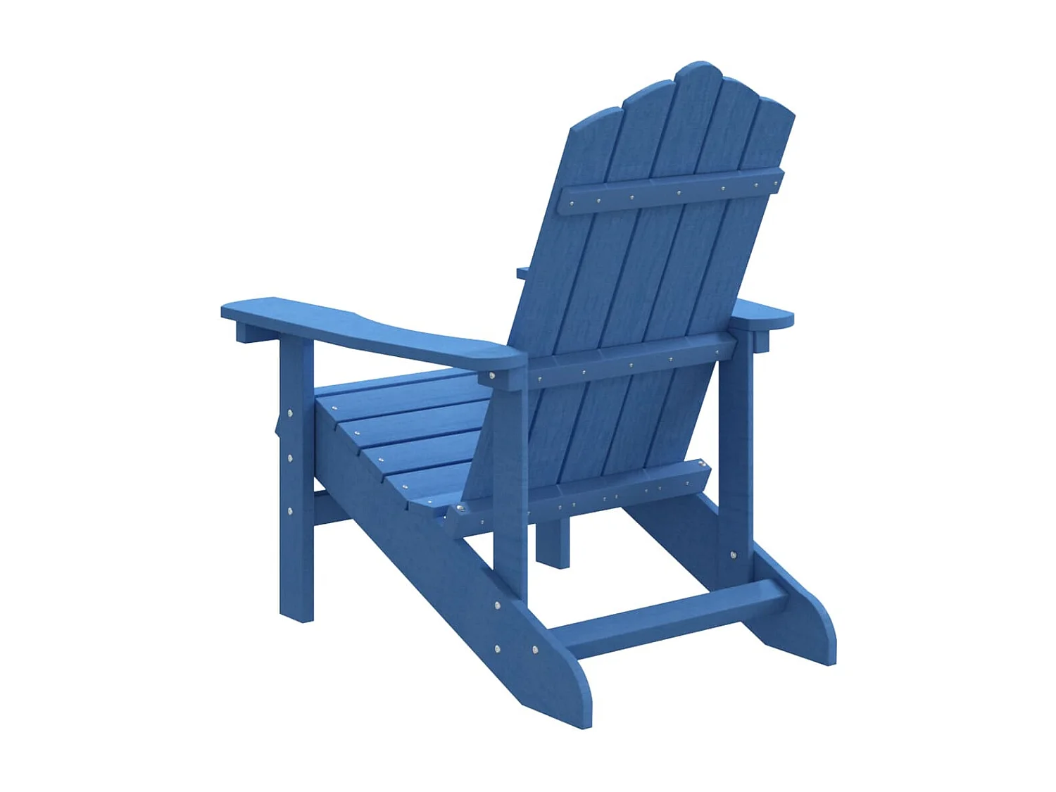 Silla de jardín Adirondack HDPE azul marino