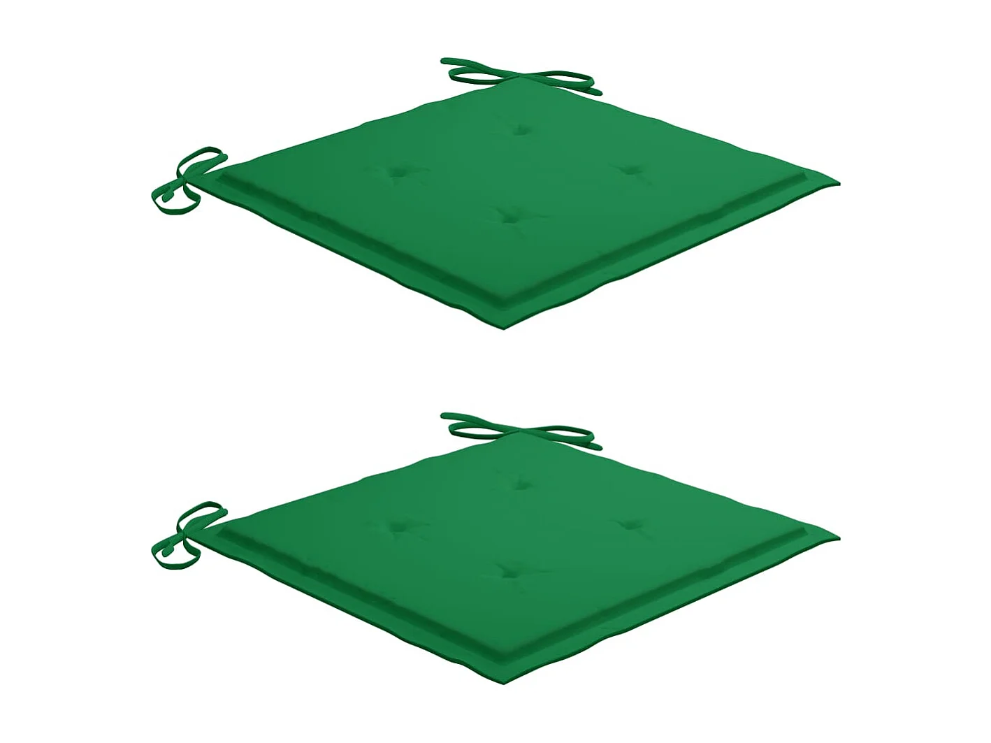 Chaises pliables de jardin 2 pcs avec coussins Bois d'acacia