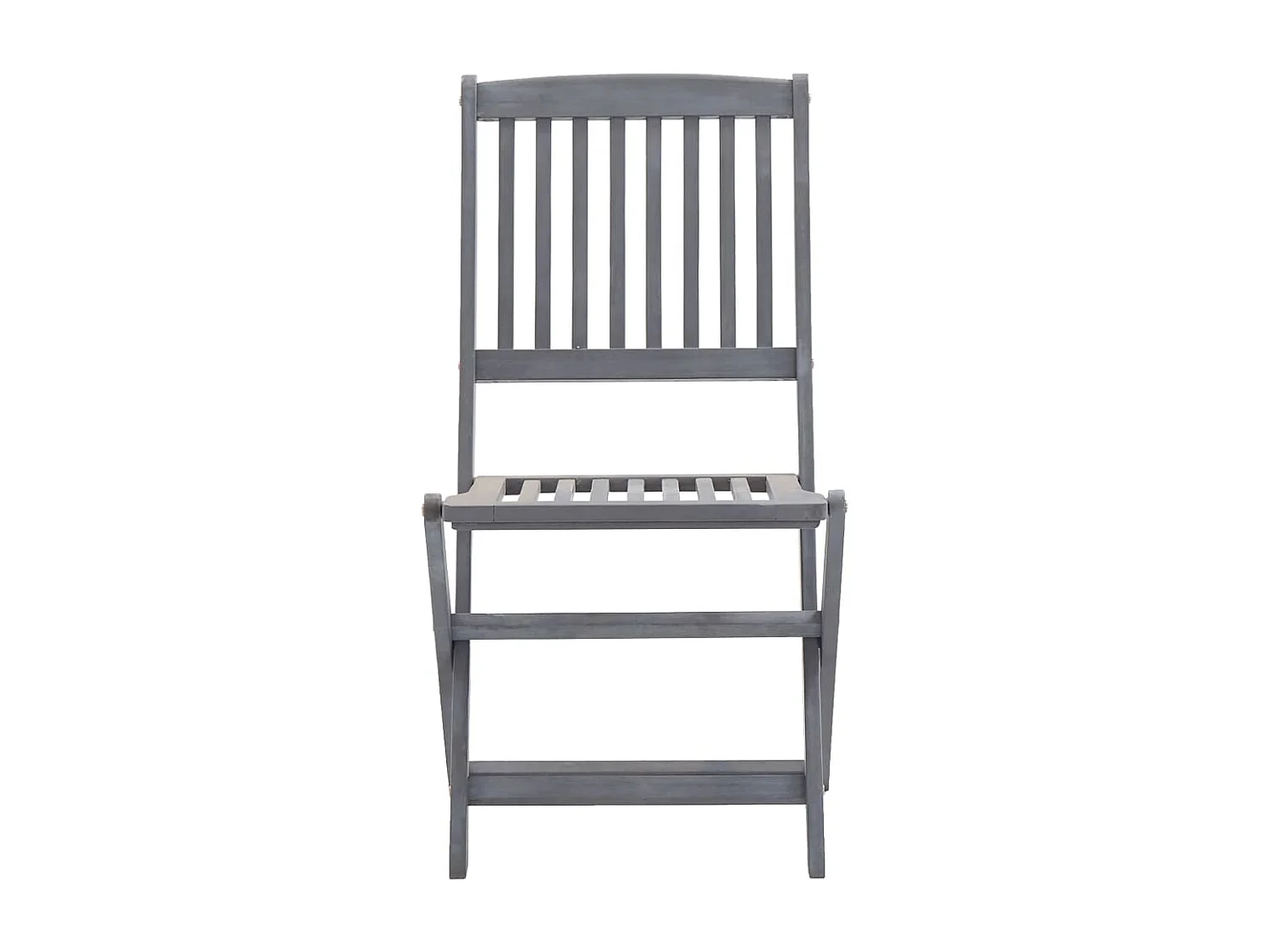 Chaises pliables d'extérieur 6 pcs avec coussins Bois d'acacia
