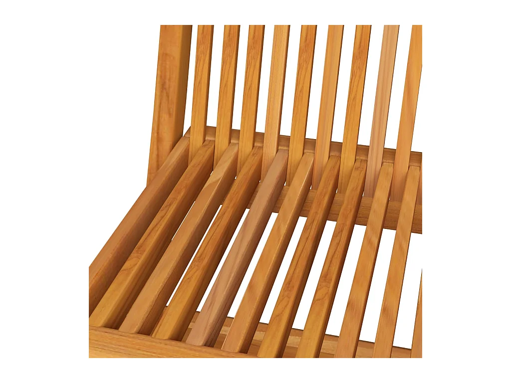 Chaises de jardin avec coussins vert 2 pcs Bois de teck massif