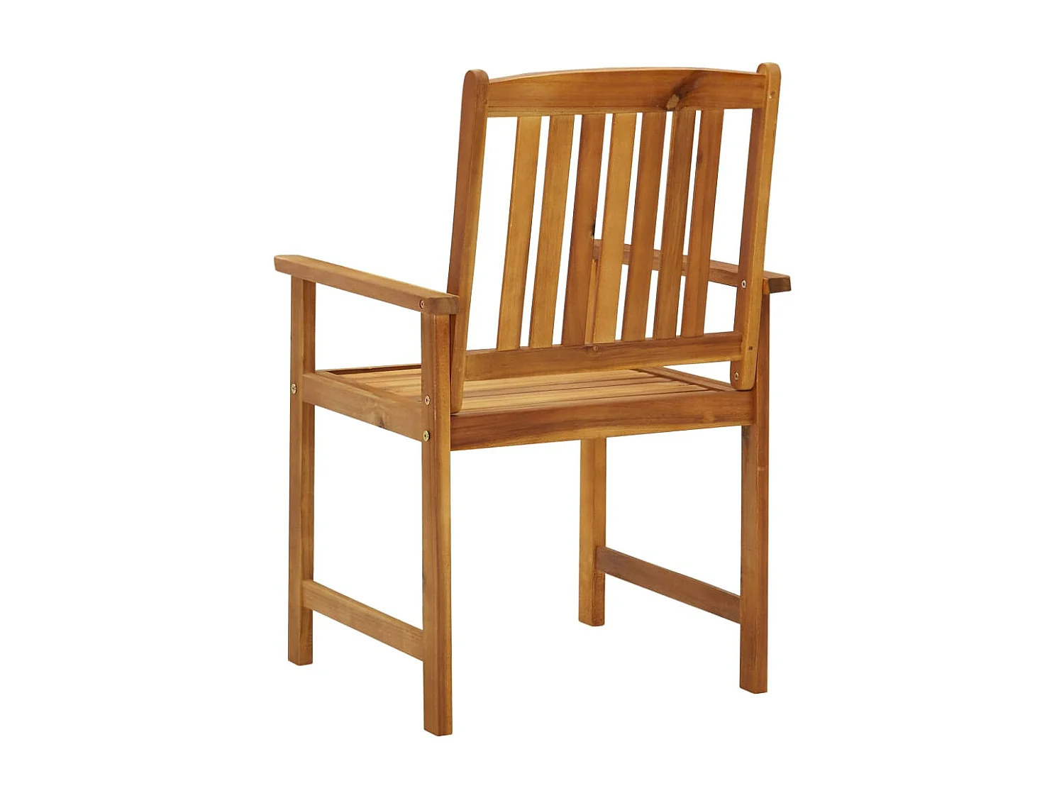 Tuinstoelen met kussens set van 4 Massief acaciahout