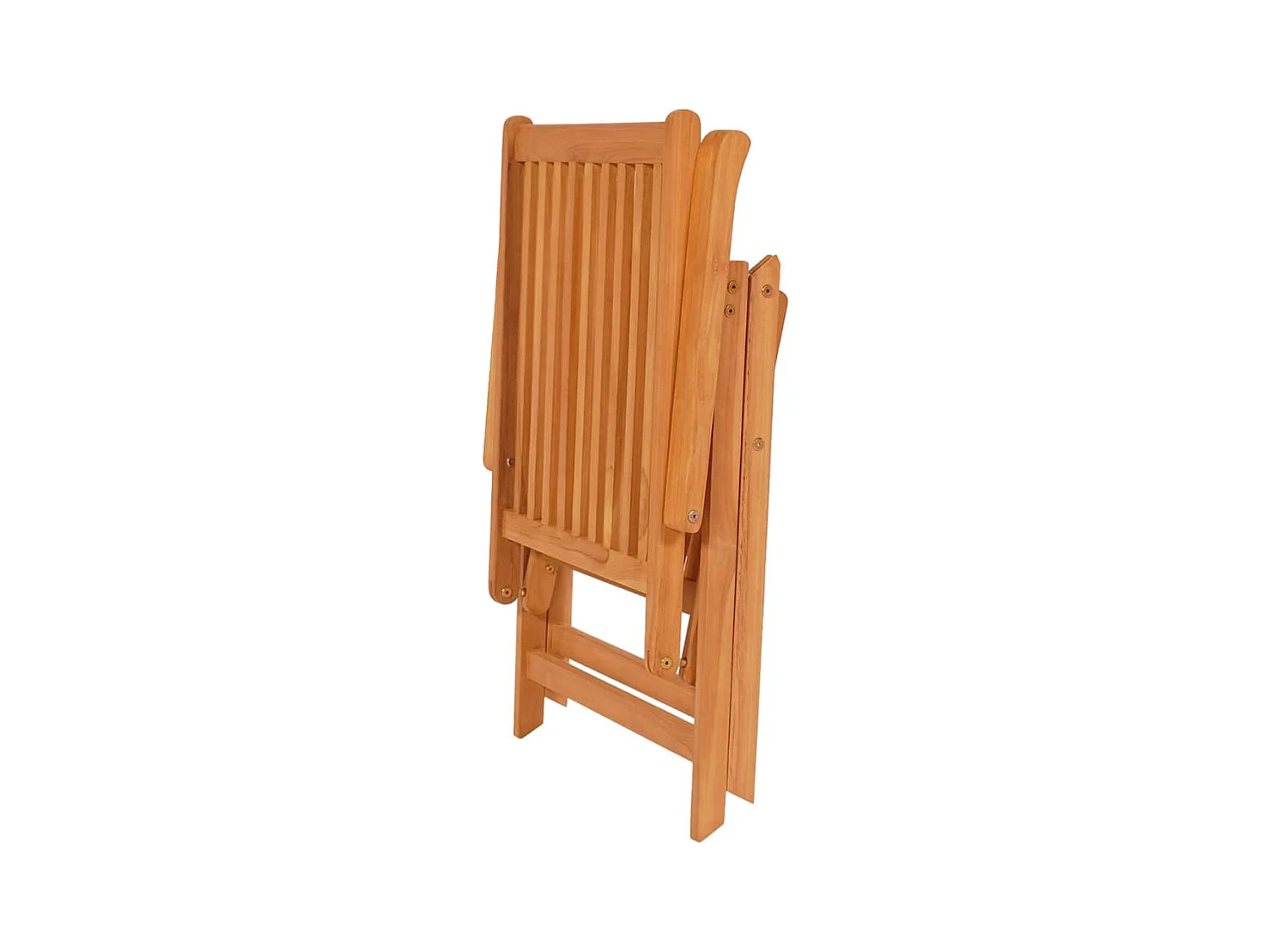Set di 2 sedie da giardino e cuscini grigi. Legno massello di teak