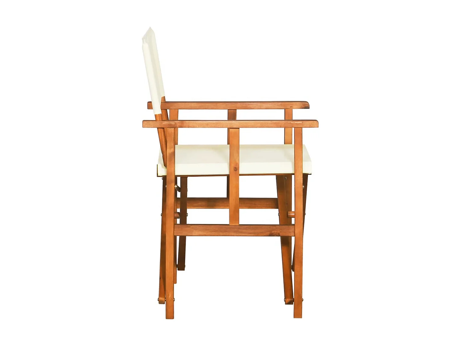 Chaises de metteur en scène 2 pcs Bois massif d'acacia
