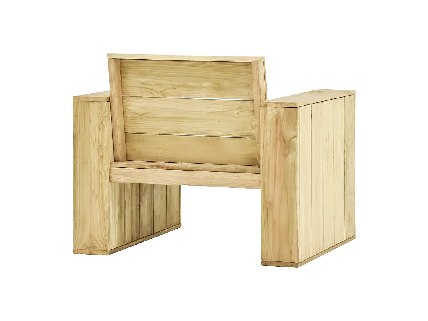 Chaises de jardin 2 pcs 89x76x76 cm Bois de pin imprégné