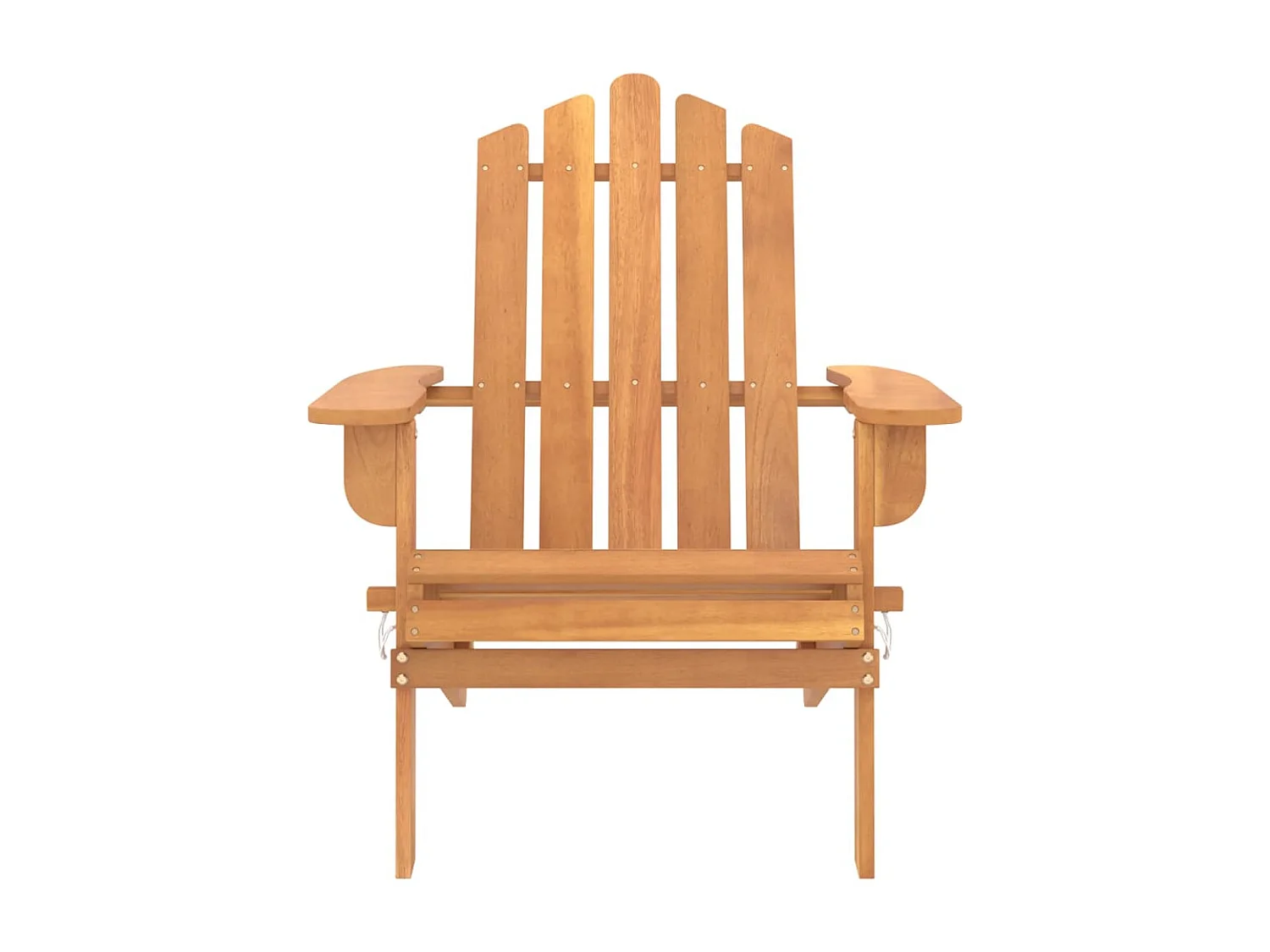 Sedie Adirondack da giardino 2 pz. Legno massello di acacia