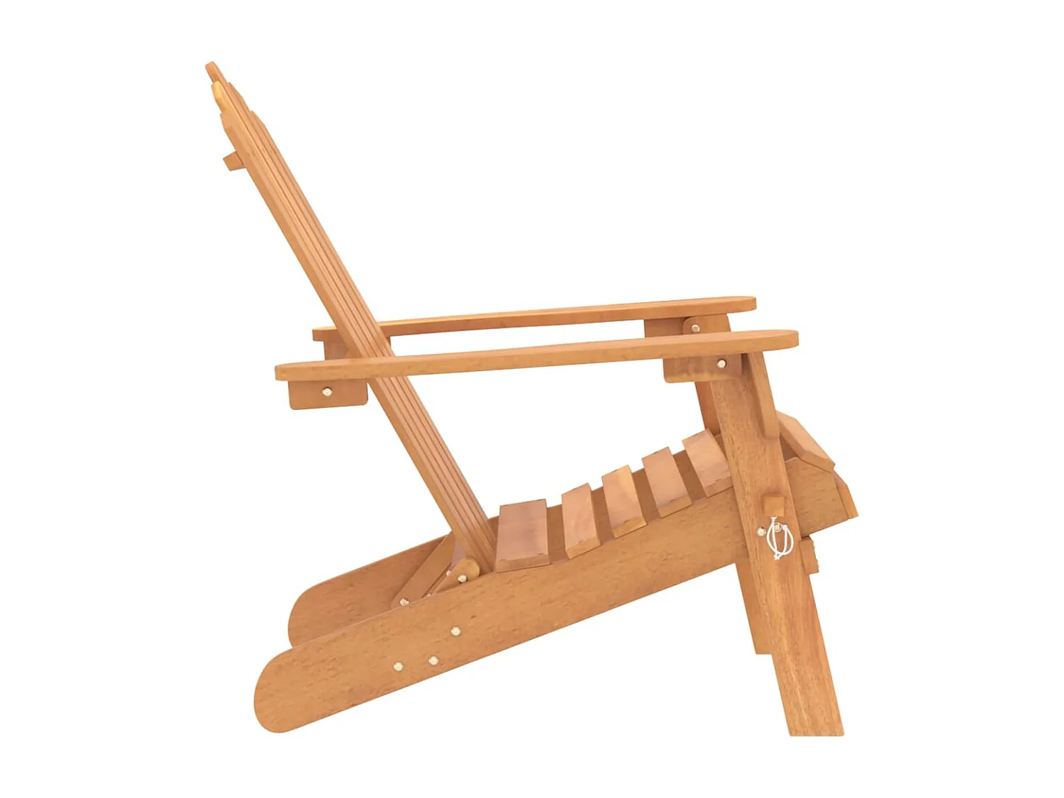 Sedie Adirondack da giardino 2 pz. Legno massello di acacia