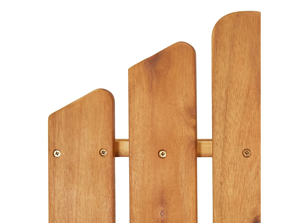 Sedie Adirondack da giardino 2 pz. Legno massello di acacia